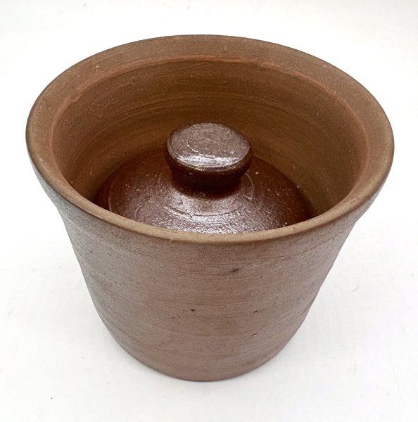 画像1: 備前焼　浅漬けの器 (1)