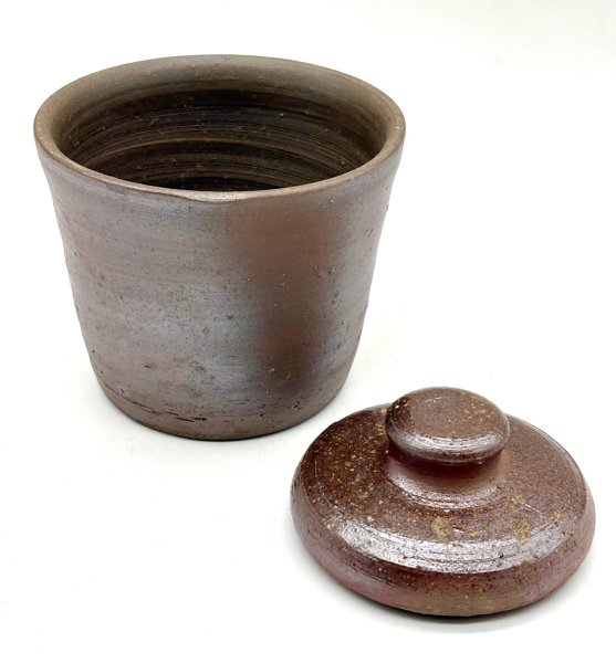 画像1: 備前焼　浅漬けの器 (1)