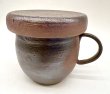 画像2: 備前焼　マグカップ（茶こし付） (2)